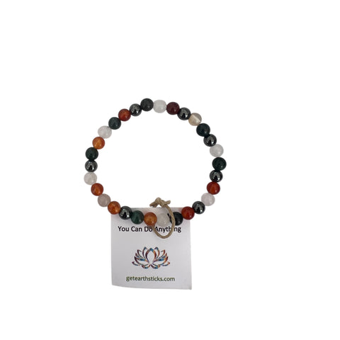 You Can Do Anything Crystal Intention Bracelet