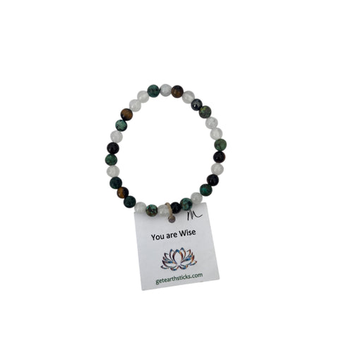 You Are Wise Crystal Intention Bracelet