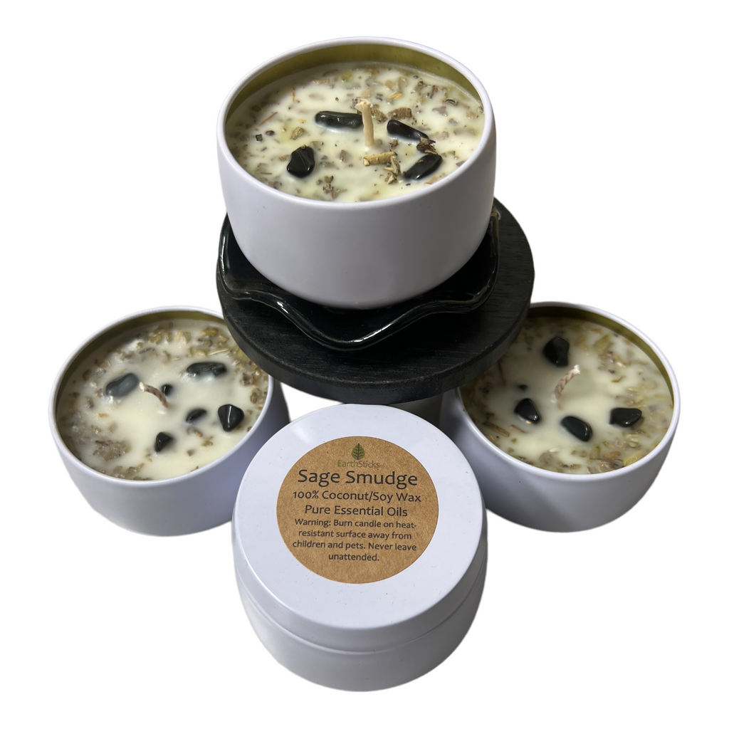 Sage Smudge Essential Oil Candle